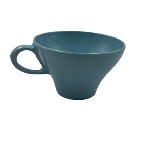 Vintage Texas Ware Aqua Blue Tea Cup Melmac Plastic 160 PMC MidCentury Modern